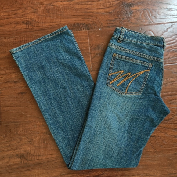 Michael Kors Blue Bootcut Jeans NWOT - Picture 5 of 8